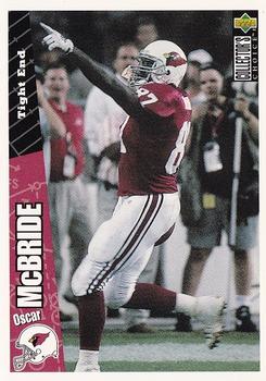 Oscar McBride Arizona Cardinals 1996 Upper Deck Collector's Choice NFL Rookie Card #318